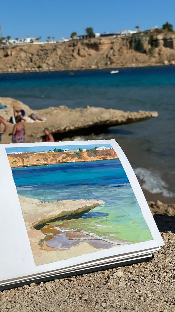 Sea colours from Egypt