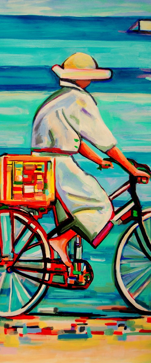 Coast of the oceans / 70 X 50 cm by Alexandra Djokic