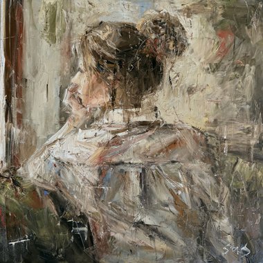 画材 aoi oil painter Zhao Huxie 