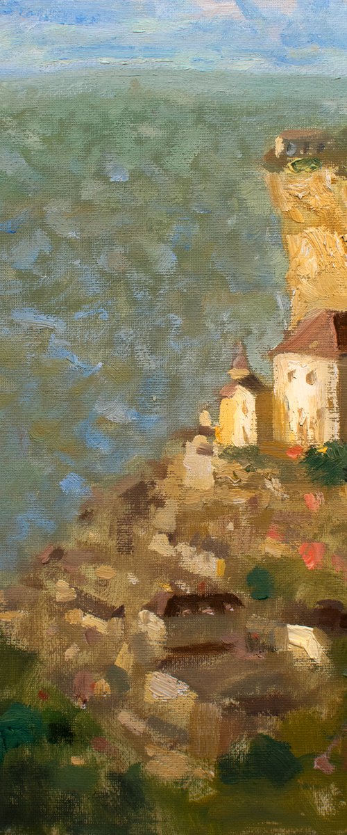 Rocamadour cliffside French medieval village by Gav Banns