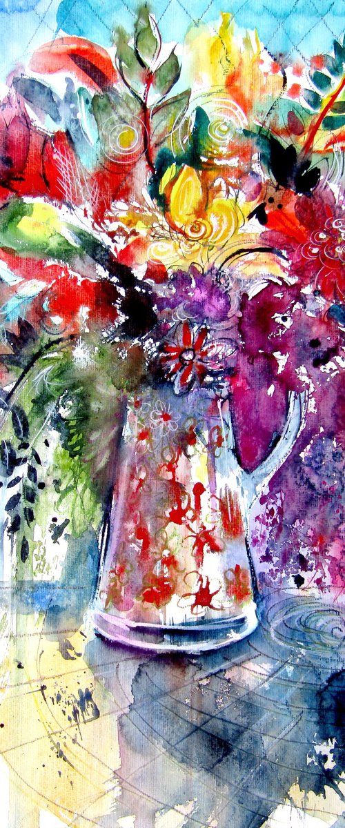 Colorful life with flowers II by Kovács Anna Brigitta