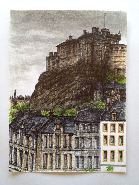 Edinburgh Castle, Stormy Day