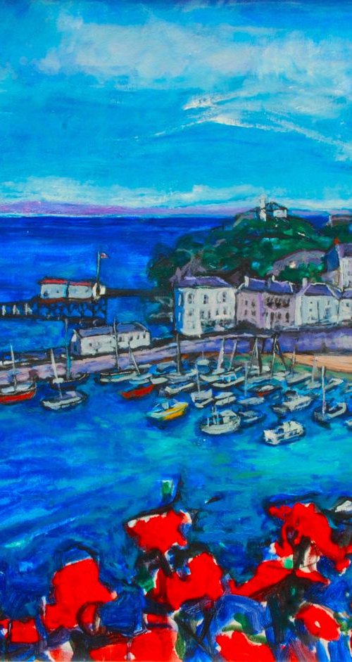 Tenby Harbour in Wales, by Patricia Clements