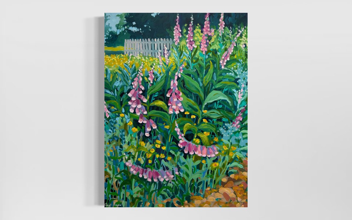 A Serinade of Foxgloves by Clair Bremner