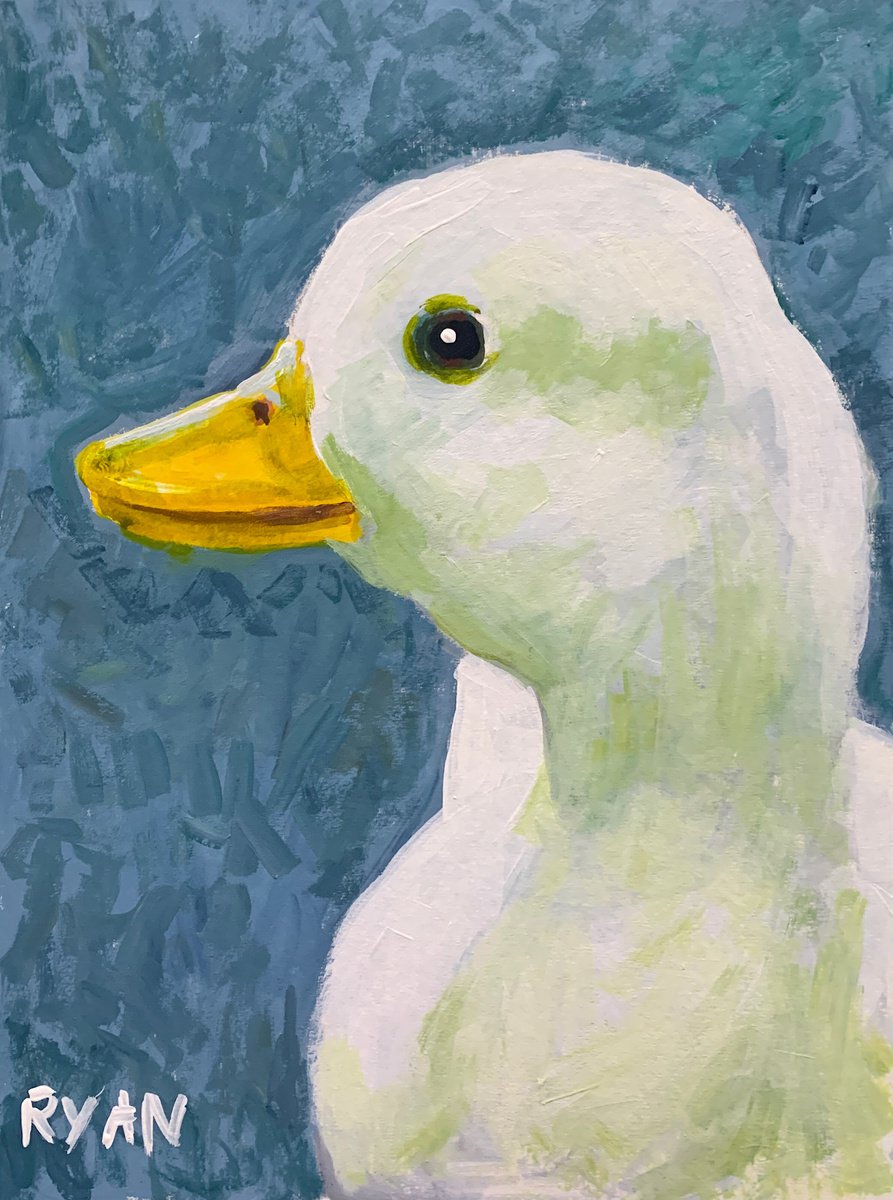 Duck Painting - by Ryan  Louder