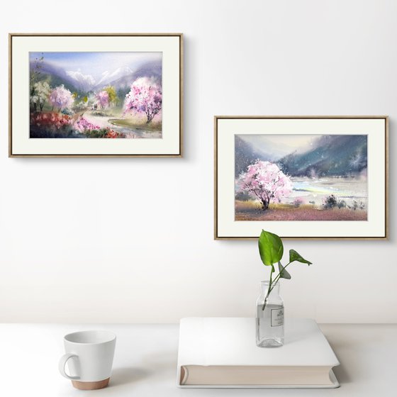 Spring Sonata (Diptych)