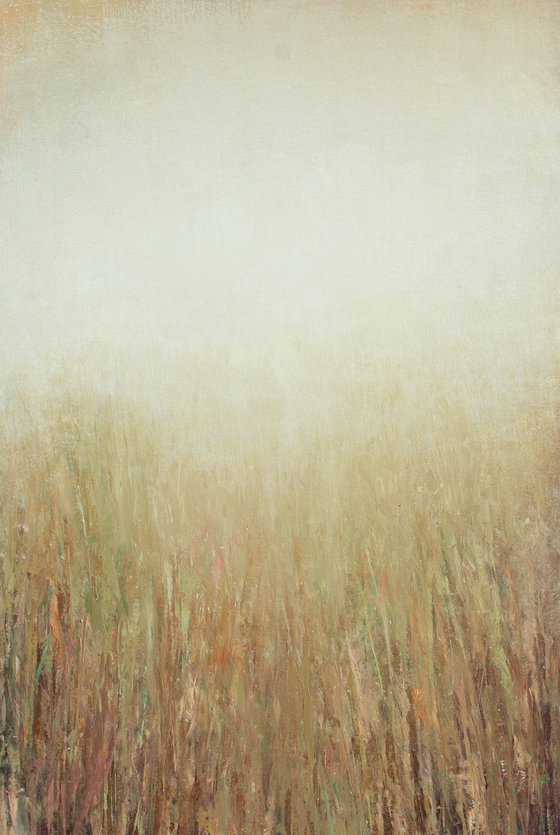 Summer Light 211220, texture abstract golden field