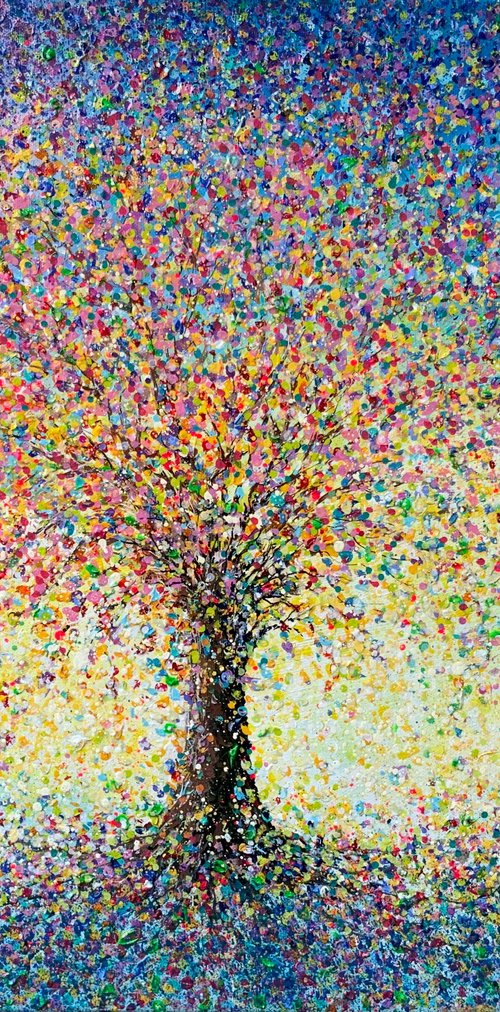 Rainbow Tree V by Jan Rogers