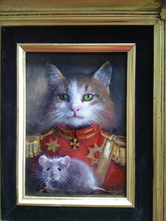 Cat General And Mouse