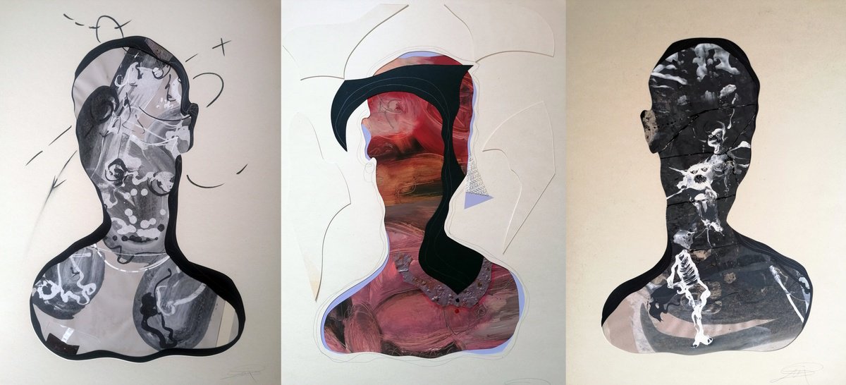 Surrealistic Acrylic Painting , S3I By Stefano Mazzolini, 59 X 28, Artwork For Sale On Artfinder