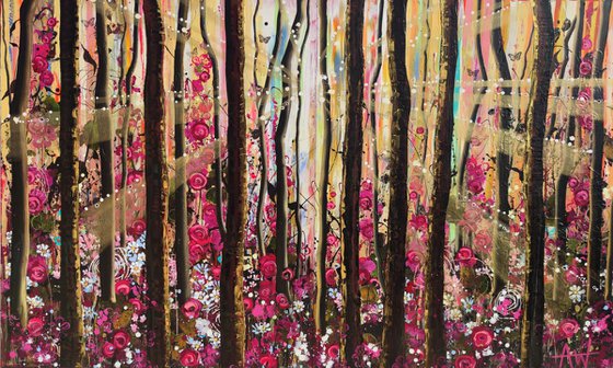 Wild Forest Rose - Diptych