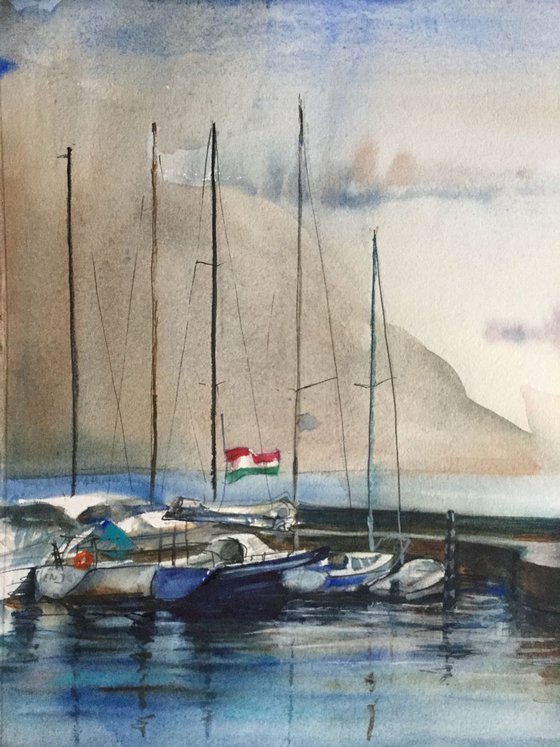 Boats on Garda