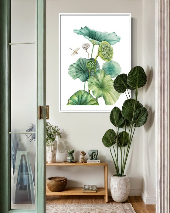 Lotus in the Garden