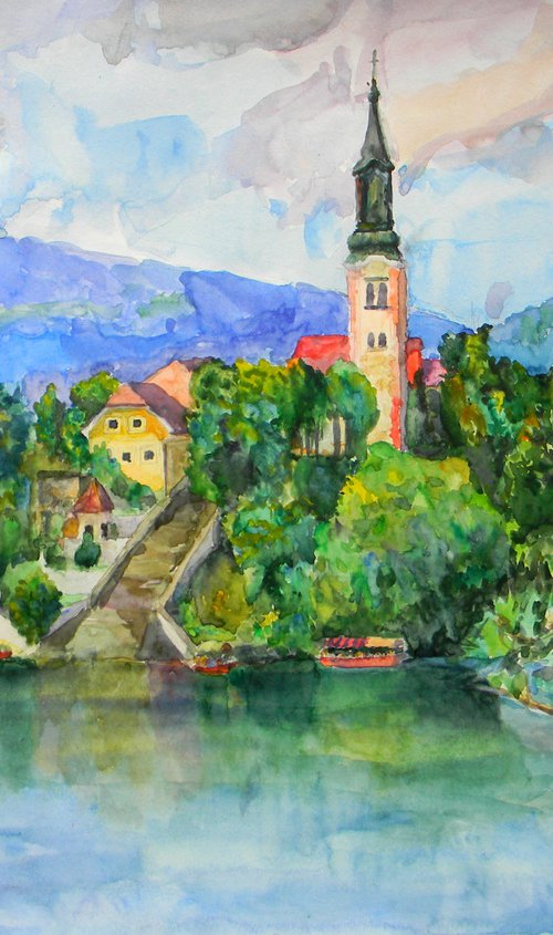 Lake Bled by Liudmyla Chemodanova