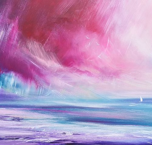 Seascape - Wild & Free by Mel Graham