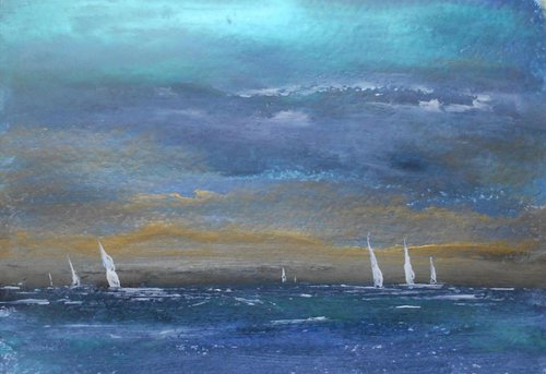 White sails by Maxine Anne  Martin