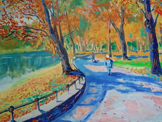 Autumn. Pond