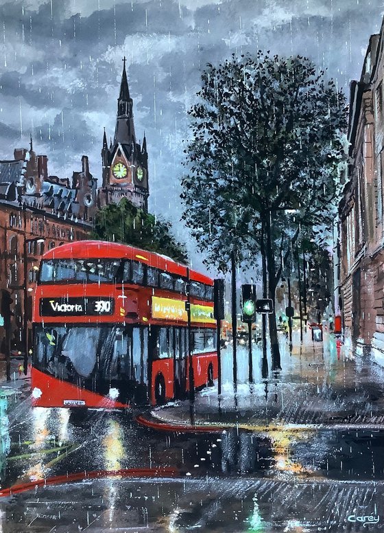 London, Rainy Night