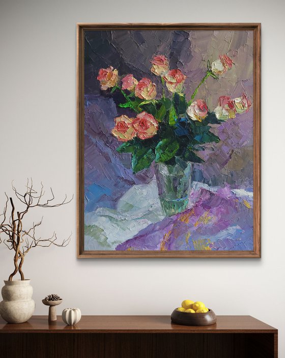 Roses in crystal