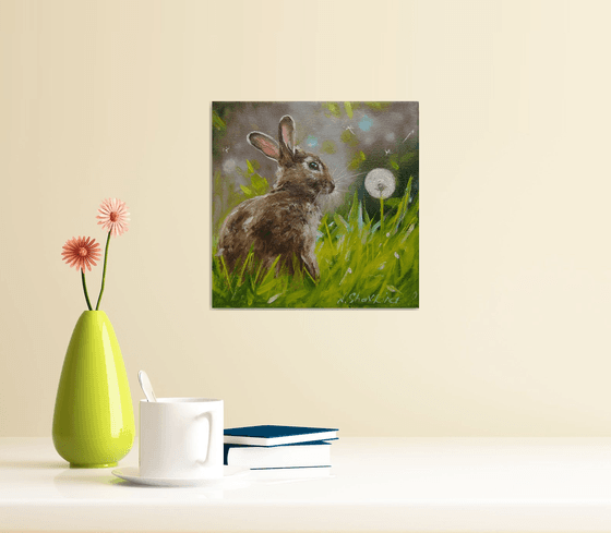 Rabbit and Dandelion