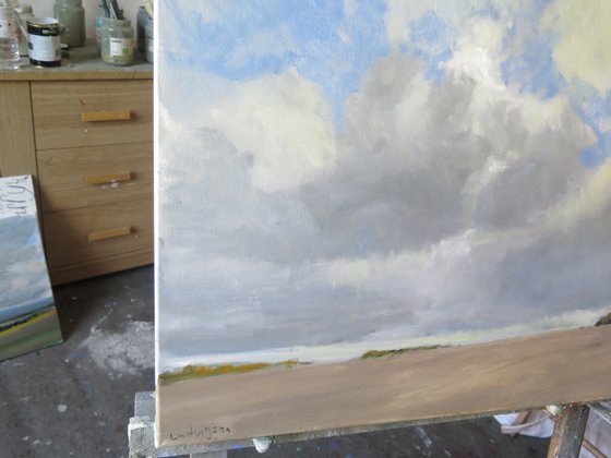 Clouds above the Wolds