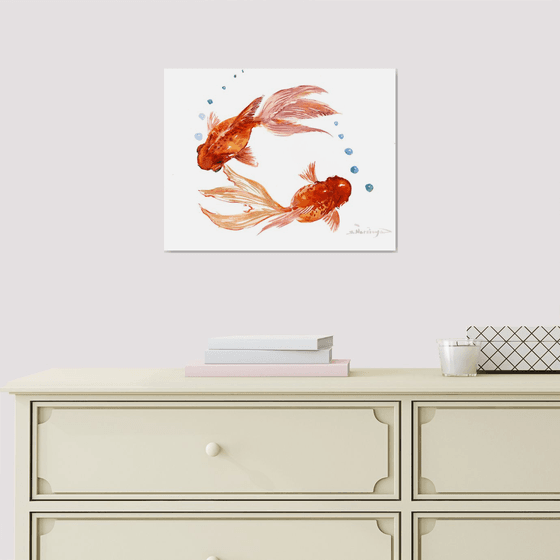 Goldfish, Feng Shui Artwork