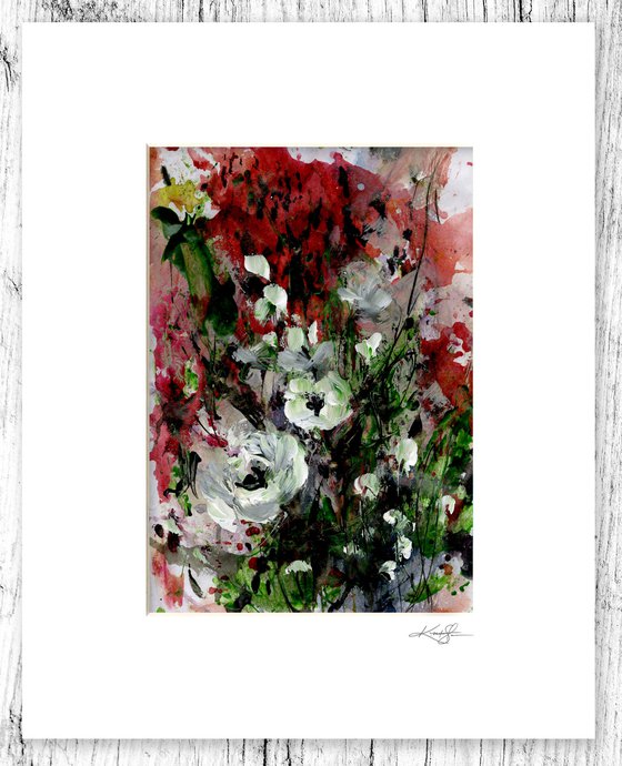 Mystic Garden 11 - Floral Painting by Kathy Morton Stanion
