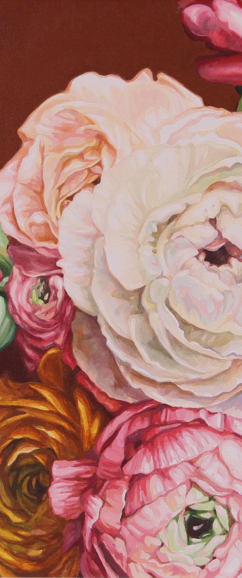 Peonies by Lesja Rygorczuk