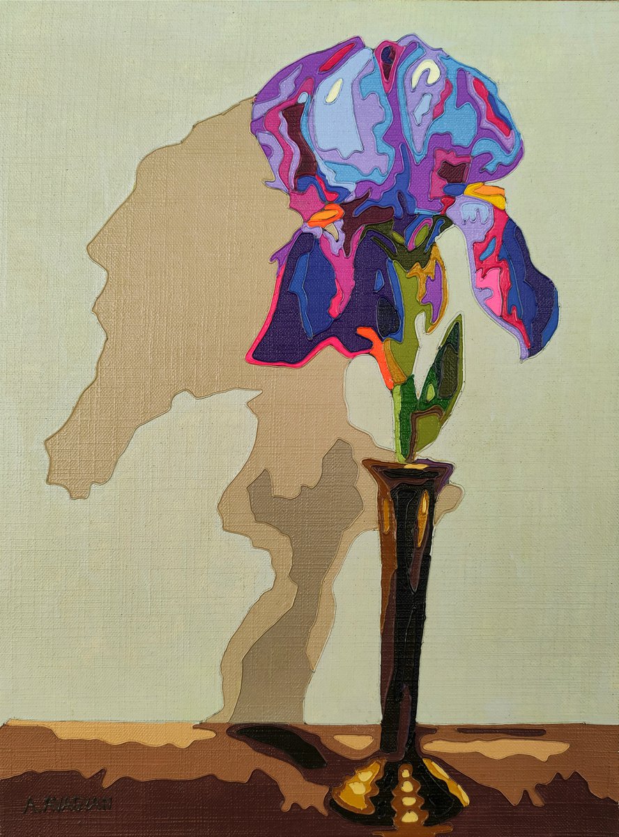 Irises - |Unique style of painting| by Ash Avagyan