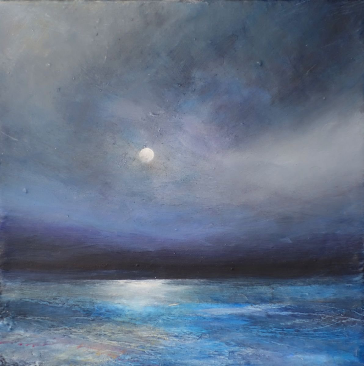 Full Moon on the Bay by Jane Elizabeth Cullum