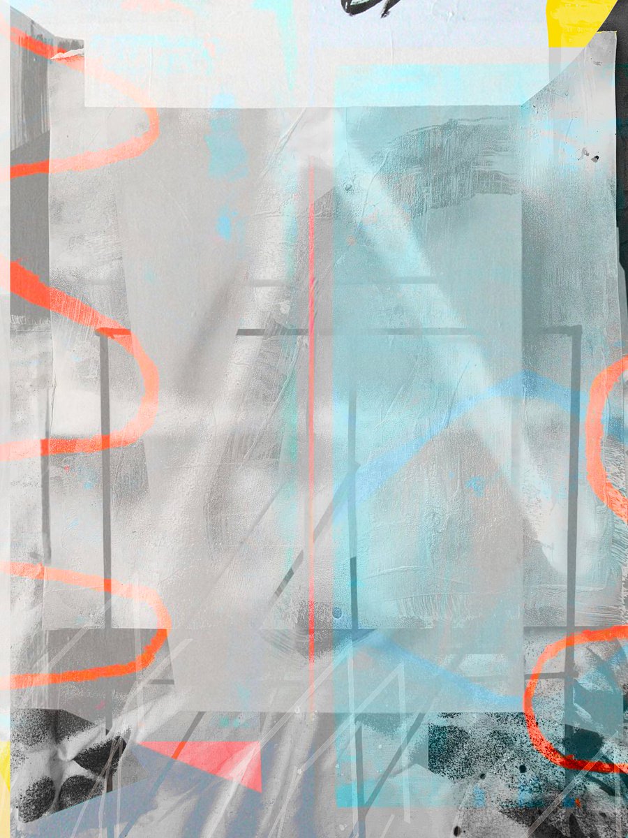 Abstract Print By The Most Active, 13 X 17", We Will Be, Original Artwork