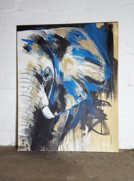 Elephant #6 - Work Series 'One of the big five'