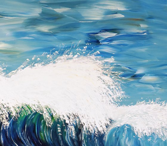 Seascape Breaking Waves D 7