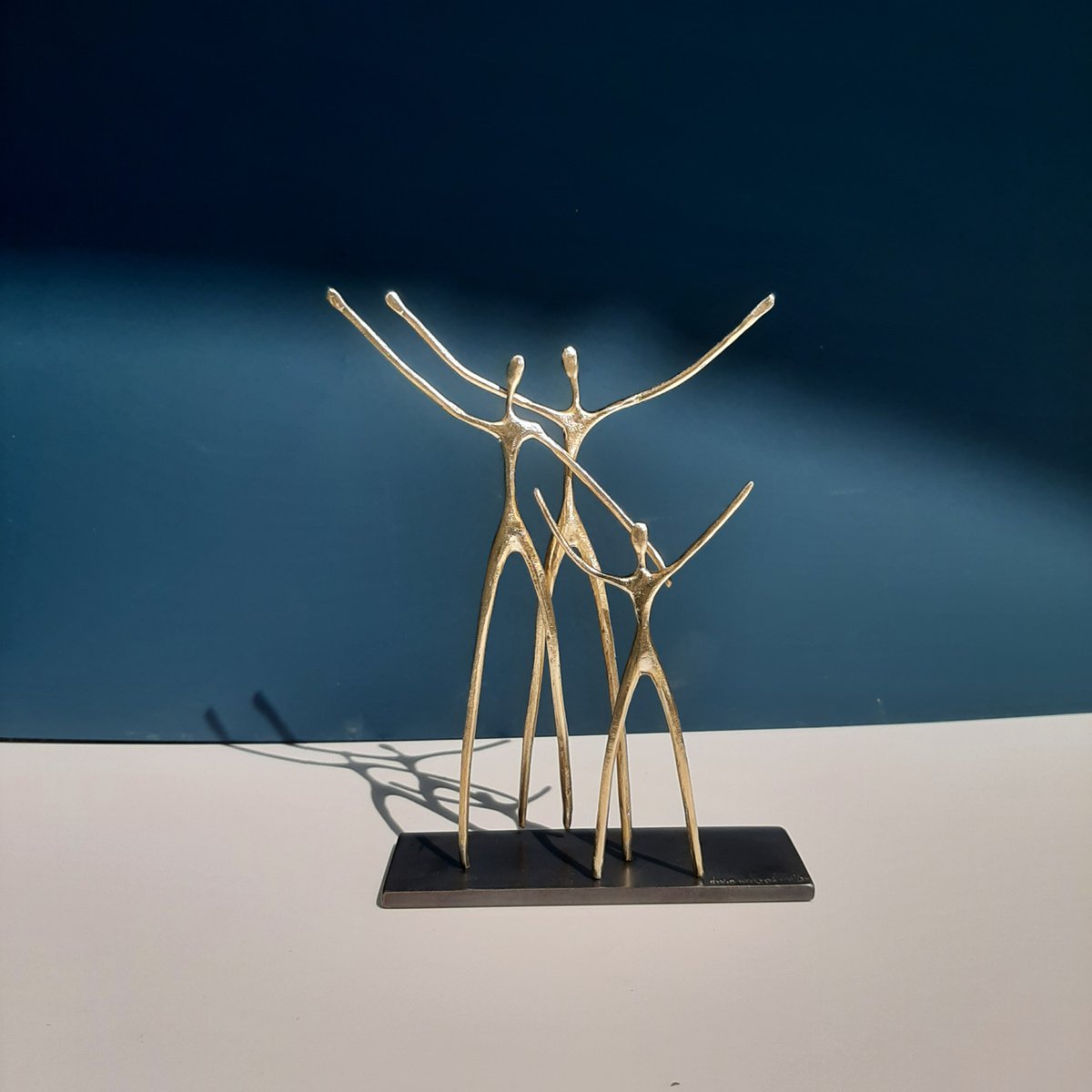 Impressionistic Portrait Bronze Sculpture By Anna Andreadi, 6 X 6, Fulfilled, Original Artwork