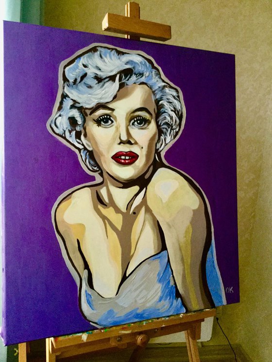 Marilyn Monroe. 50% OFF SALE. Goddess of Hollywood. Movie star. MODERN URBAN ART OFFICE ART DECOR HOME DECOR GIFT IDEA