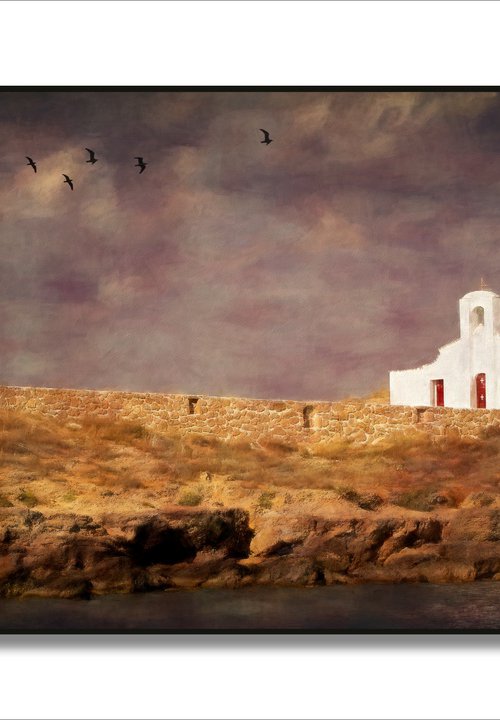 Seaside Church ( Panoramic) by Martin  Fry