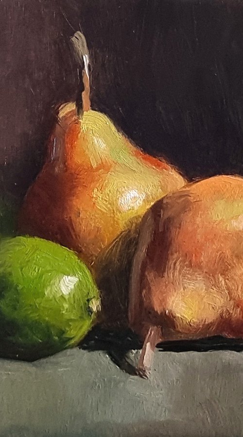Pears and Limes by Pascal Giroud