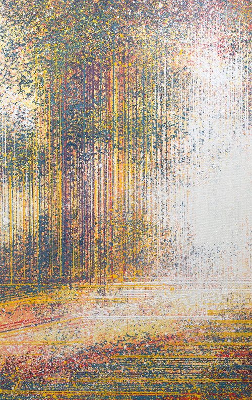 Light Through Trees At Sunset by Marc Todd