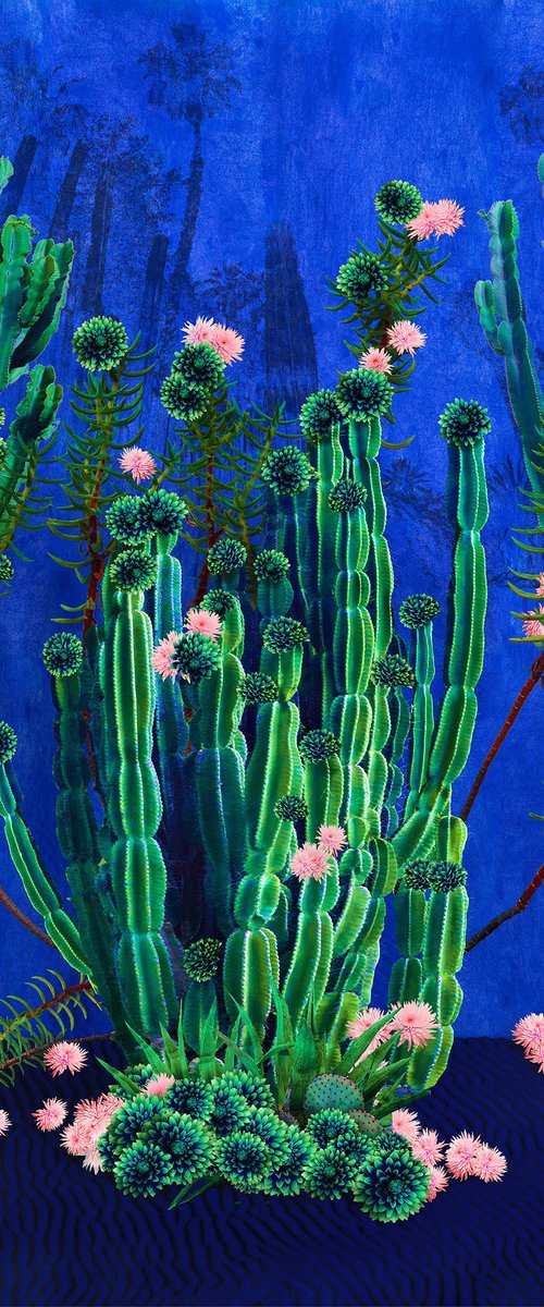 Cactus Majorelle by Nadia Attura