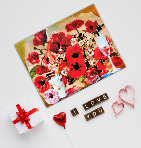 Breakfast for a beautiful woman