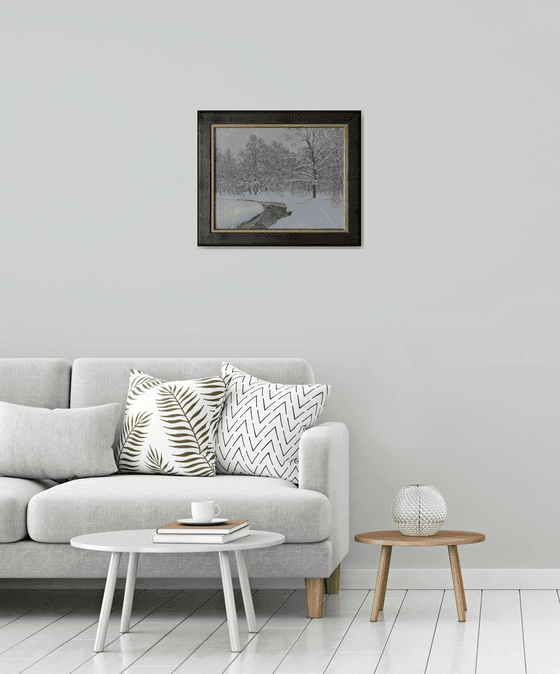 At the Ponomarka River in January