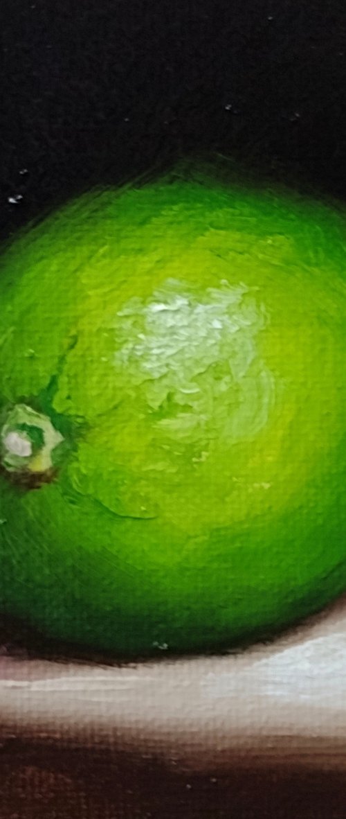 Little lime still life by Jane Palmer Art