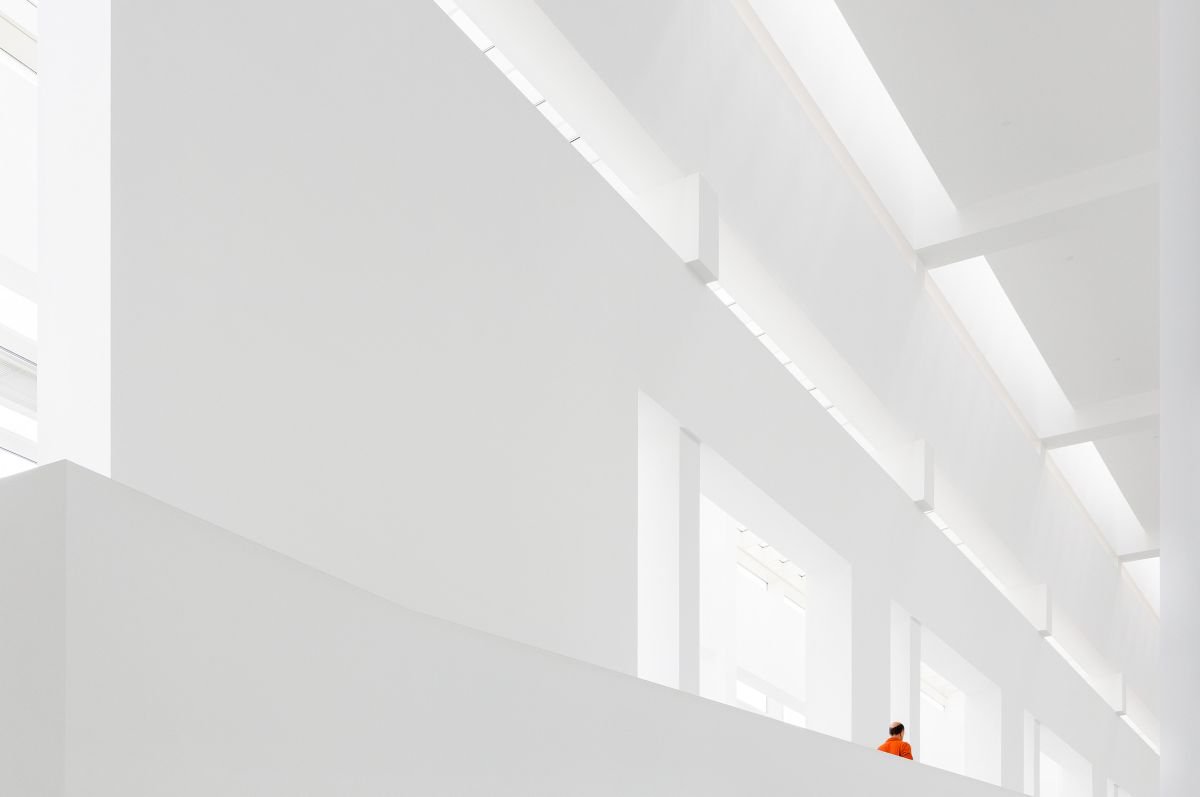Photorealistic Photograph , Barcelona Museum Of Contemporary Art Interior By Tom Hanslien, 23 X 17, Artwork For Sale On Artfinder