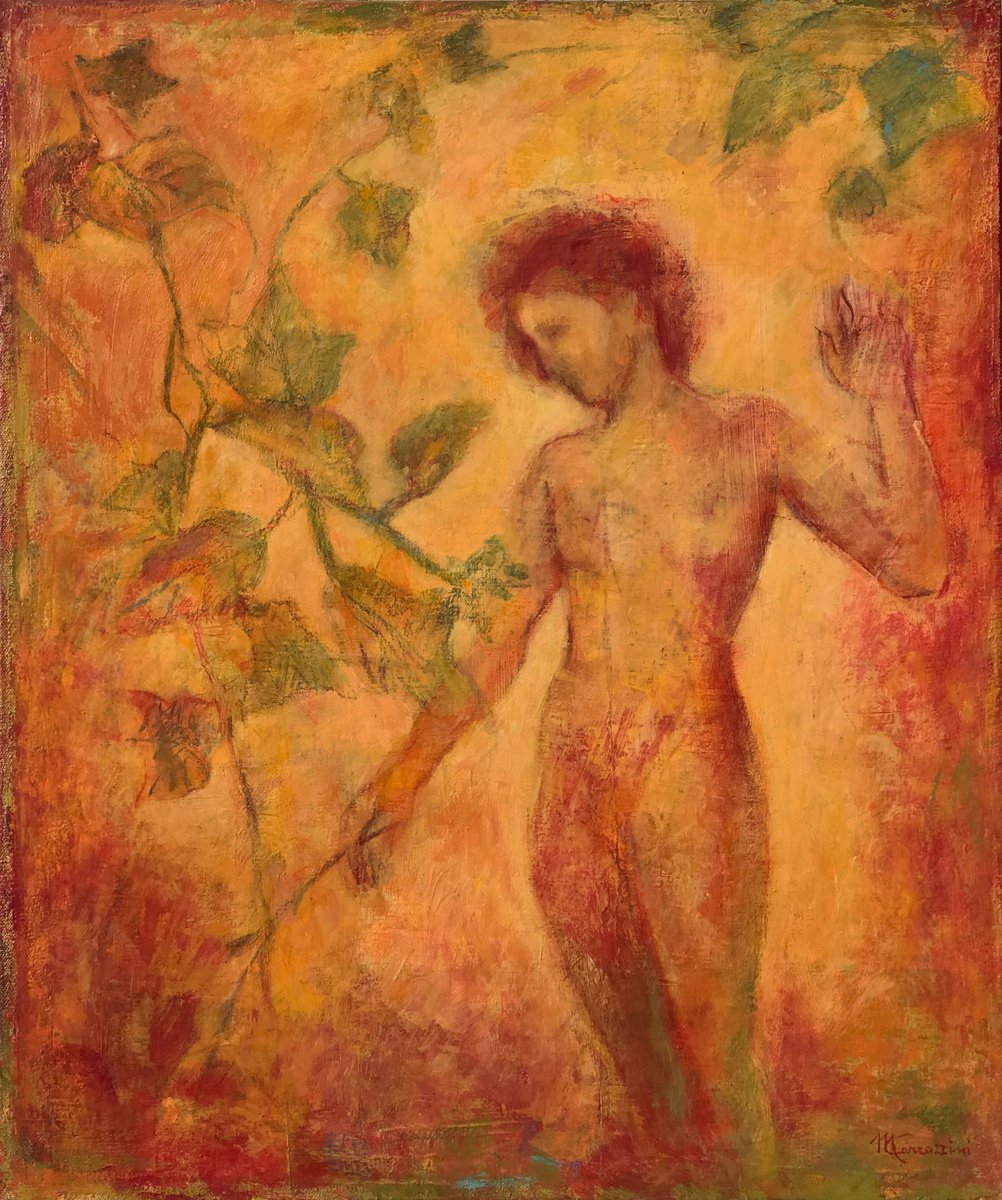 Expressive Painting , La Mandragora By Marcello Carrozzini, 20 X 24, Artwork For Sale On Artfinder