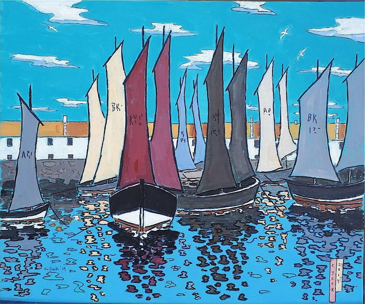 fifies in harbour by colin ross jack