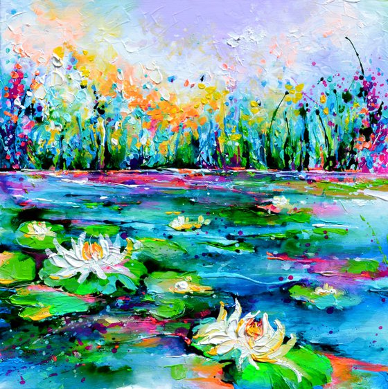 Water Lilies on the Pond