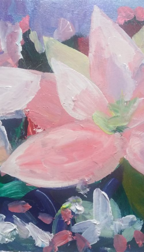 Water lilies by Oxana Raduga