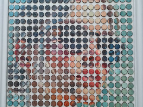 Warm sunshine (n.722) - Dot Art series