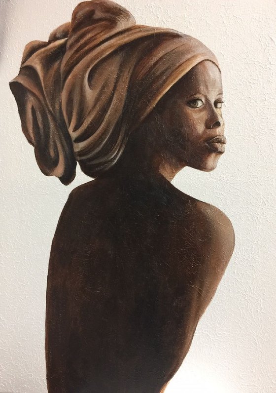 African woman portrait.