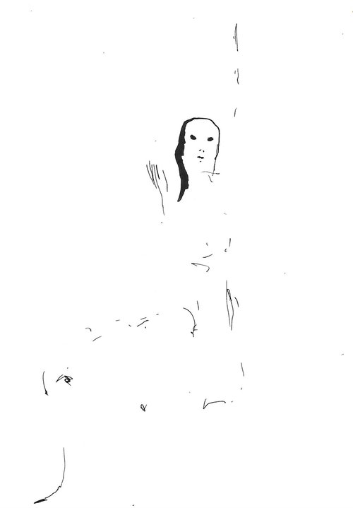 Surrealist sketch 21x29 cm 2001-3 ES by Frederic Belaubre